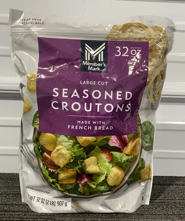 *NEW* Member's Mark Seasoned Croutons, 32 OZ - Best By: 3/2027