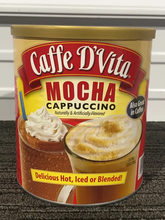 *NEW* Caffe D'Vita, Mocha Cappuccino Mix, 64 OZ - Best By: 4/2028