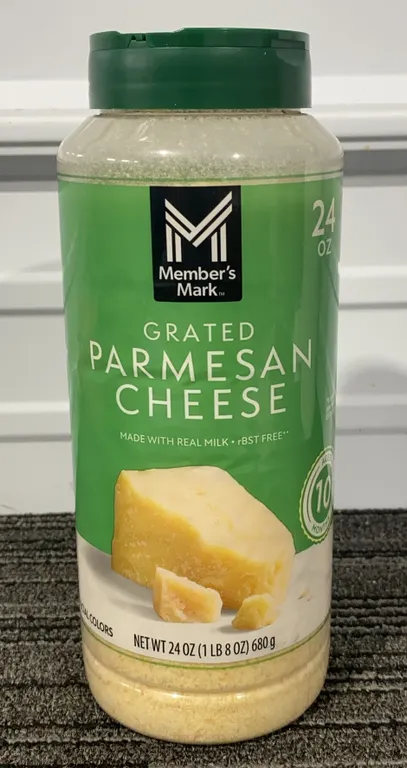 *NEW* Member's Mark Grated Parmesan Cheese, 24 OZ - Best By: 11/2026