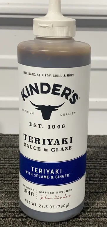 *NEW* Kinder's Teriyaki Sauce & Glaze with Sesame & Ginger, 27.5 OZ - Best By: Not Legible