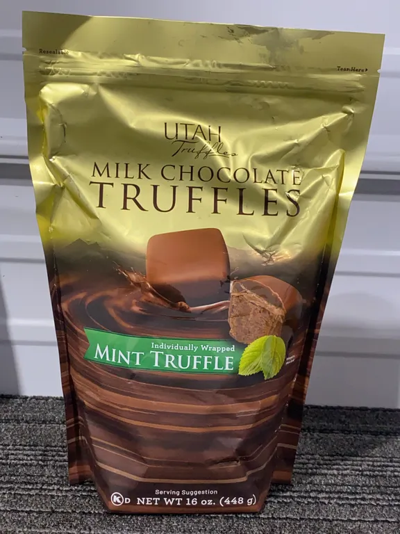 *NEW* Utah Truffle Milk Chocolate Mint Truffles, 16 OZ - Best By: 12/2026