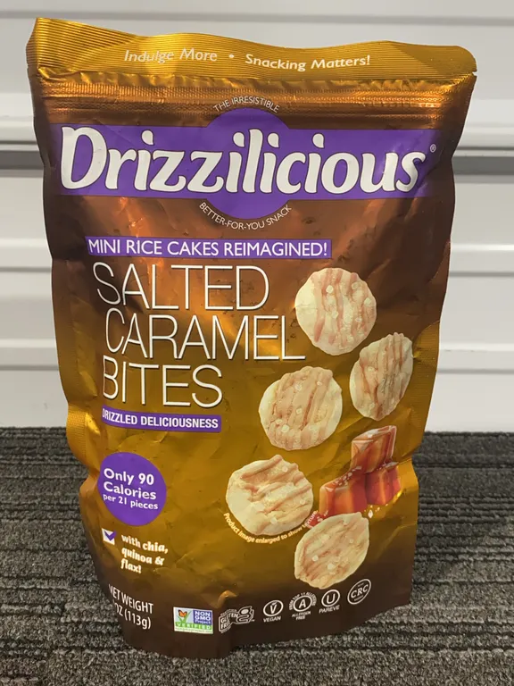 *NEW* Drizzilicious Salted Caramel Bites, 4 OZ - Best By: 1/2027