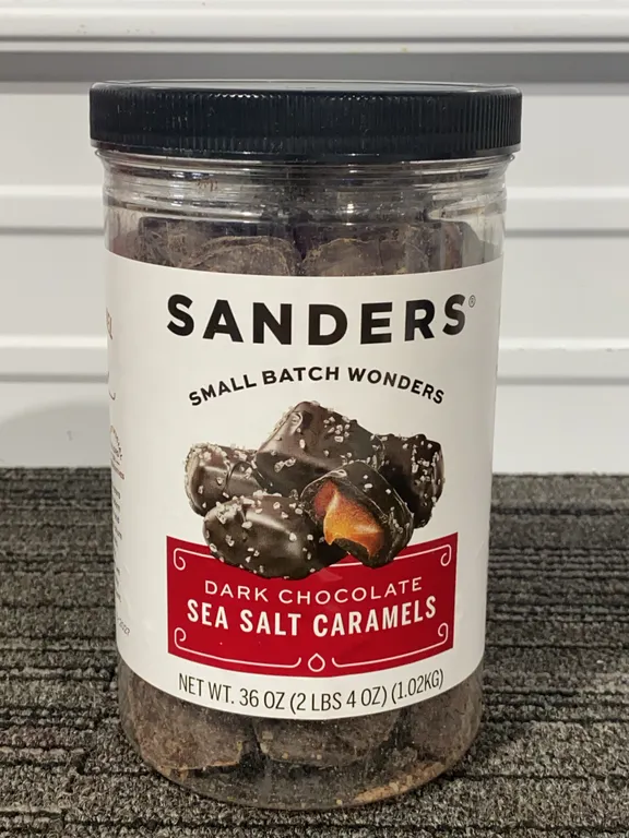 **NEW** Sander's Dark Chocolate Sea Salt Caramels - Best By 5/2027