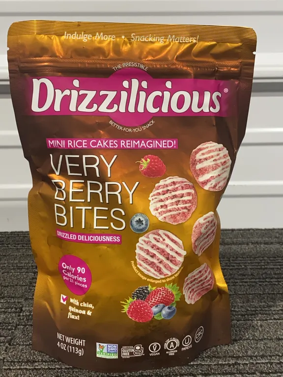 *NEW* Drizzilicious Very Berry Bites, 4 OZ - Best By: 1/2027