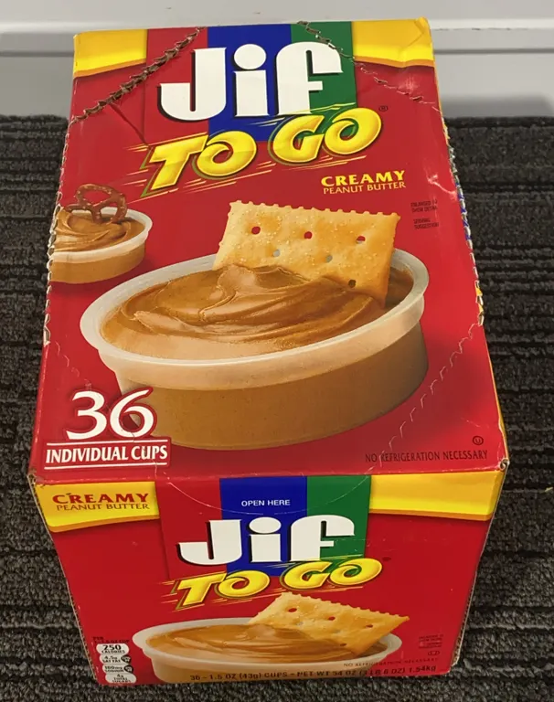*NEW* Jif To-Go Creamy Peanut Butter - 8.8oz/30 Count - Best By: 11/2026