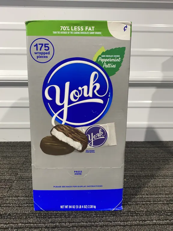 *NEW* York Dark Chocolate Peppermint Patties, Bulk Box - Best By: 2/2027