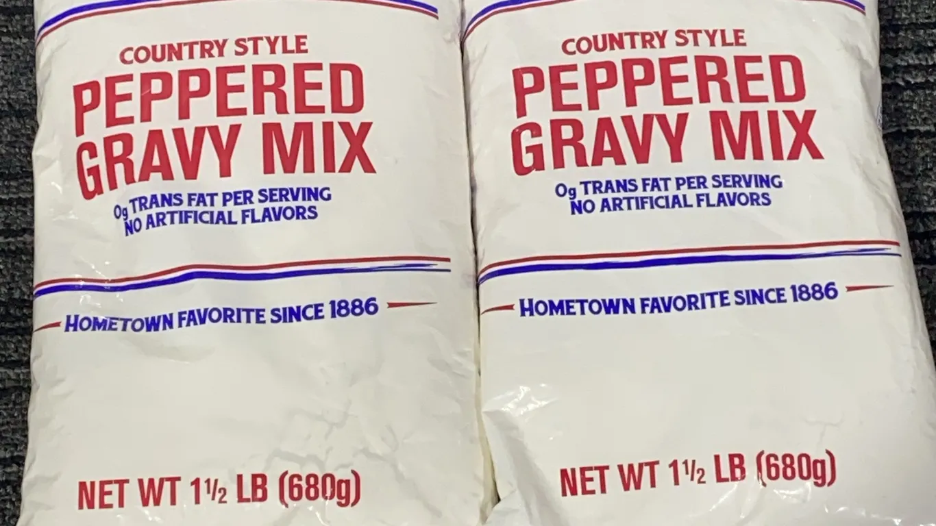*NEW* 2 Pack Morrison's Country Style Peppered Gravy Mix 1.5lb Bag - Best By 8/2027
