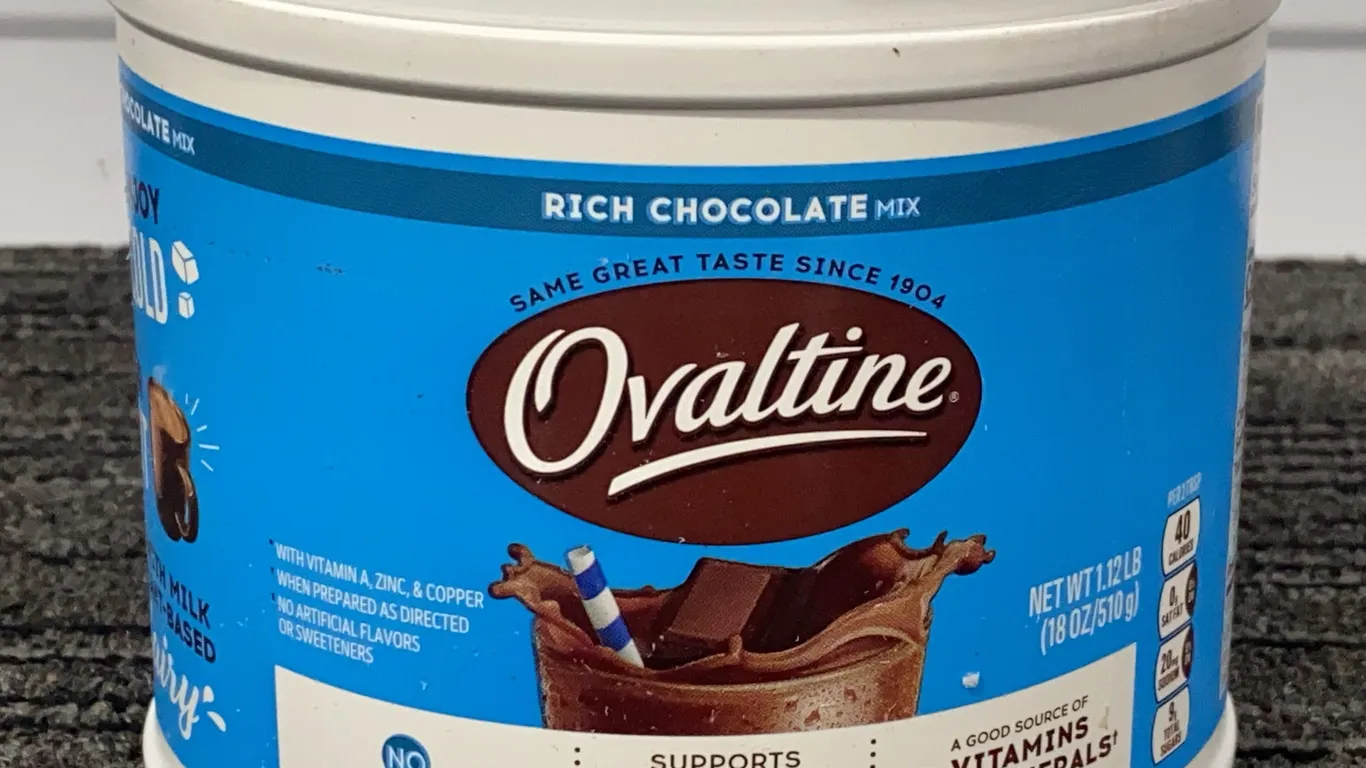 *NEW* Ovaltine Rich Chocolate Powdered Drink Mix, 18 OZ - Best By: 10/2027