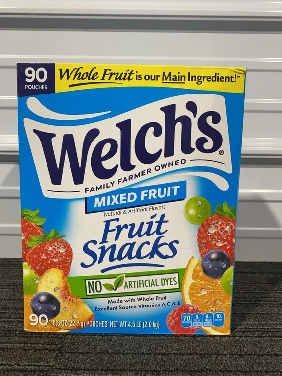 *NEW* Welch's Mixed Fruit Snacks, 90 Pouches, Best By 3/2027