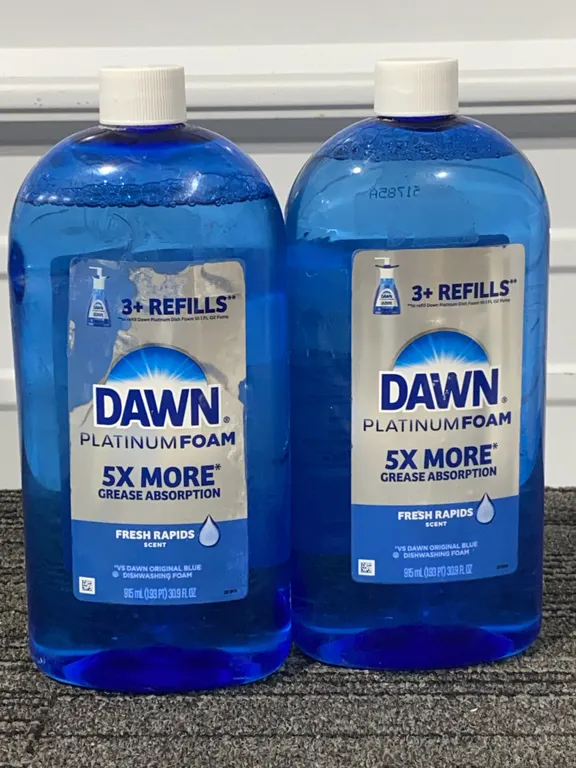 *NEW* 2 Dawn Platinum Foam Fresh Rapids Dishwashing Soap, 30.9 OZ Each