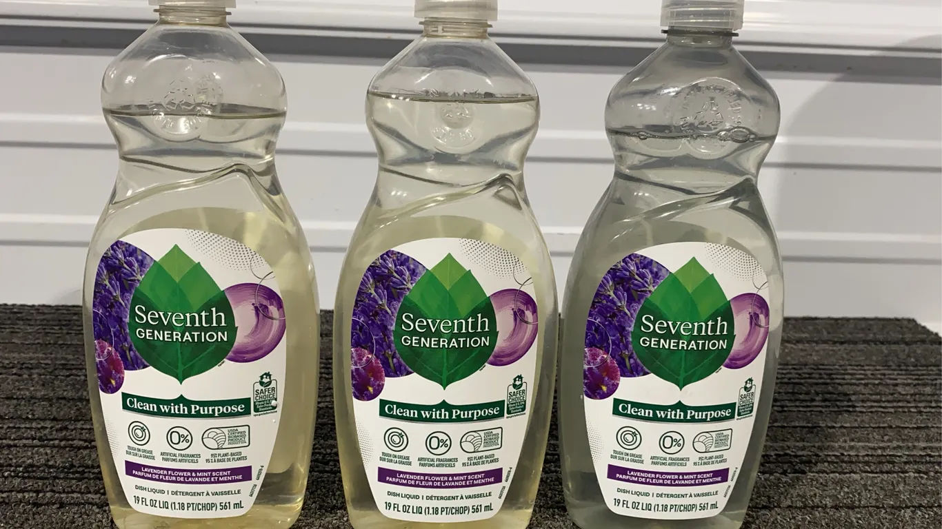 *NEW* 3 Seventh Generation Liquid Dish Soap, Lavender & Mint Scent, 19 OZ Each