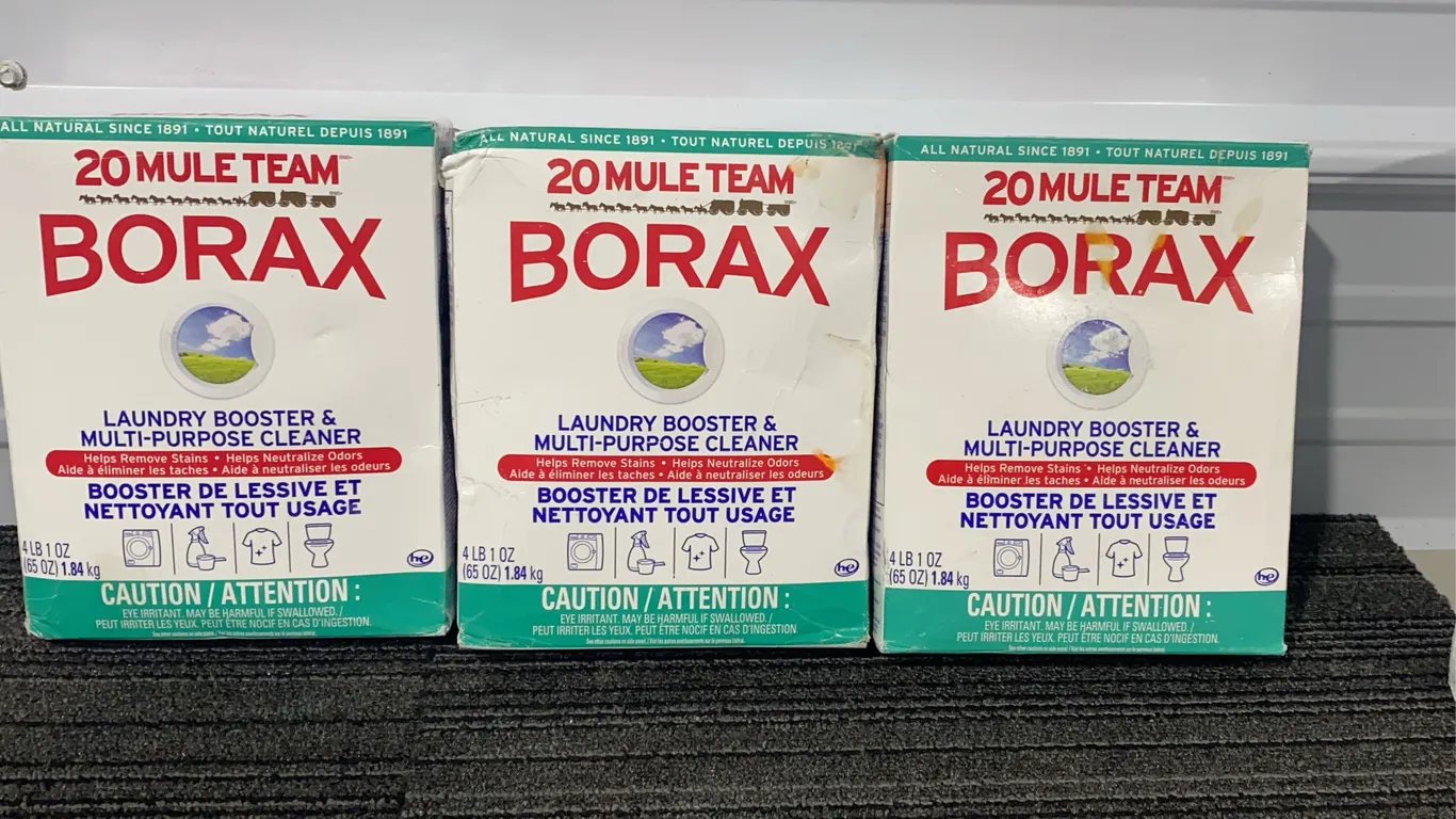 *NEW* 3 Borax Laundry Booster & Multi-Purpose Cleaner, 4 LB Each