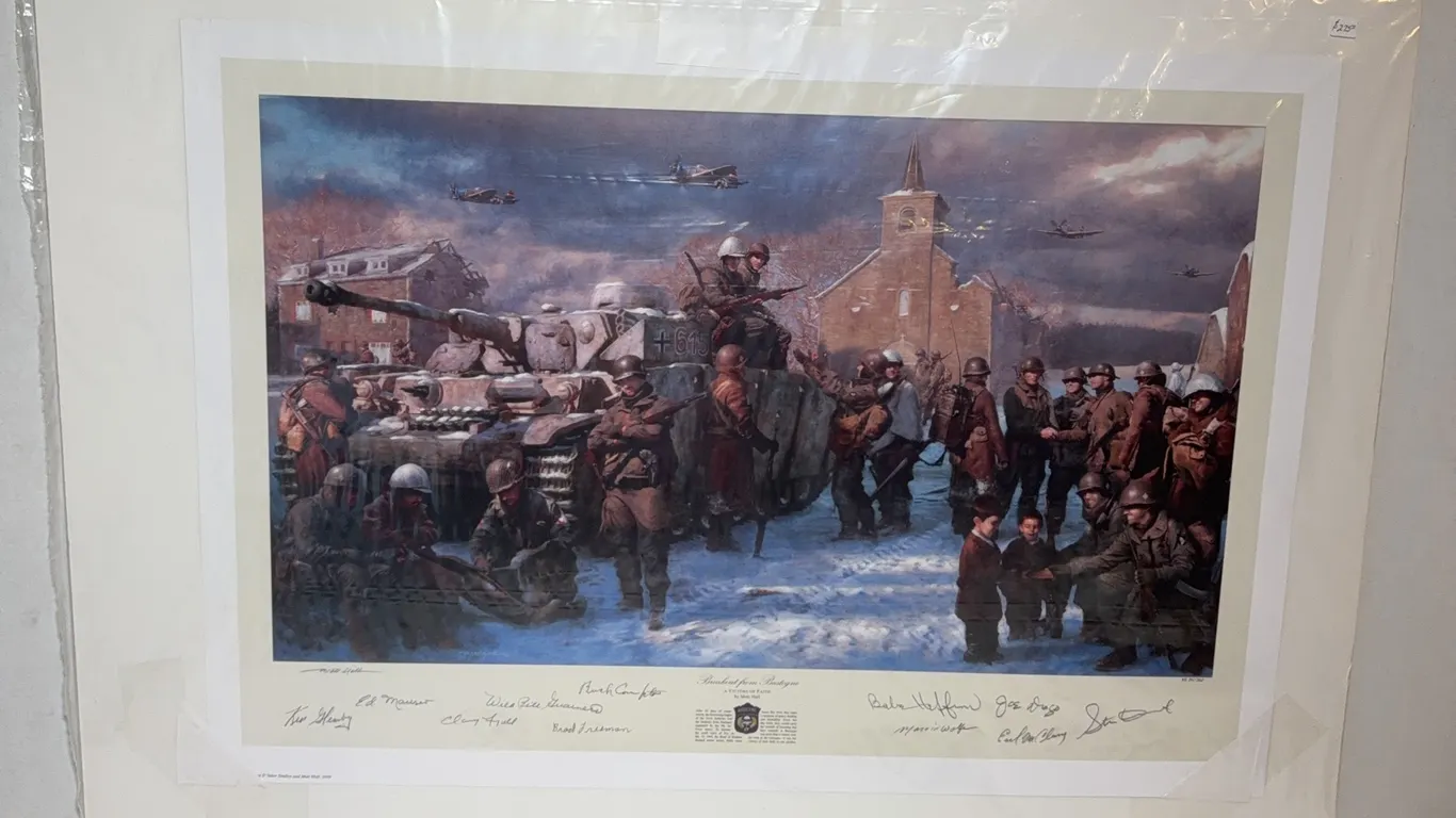 Matt Hall “Breakout from Bastogne” Victory Edition VE 34/360 – 101st Airborne Veteran Signed w/ COA