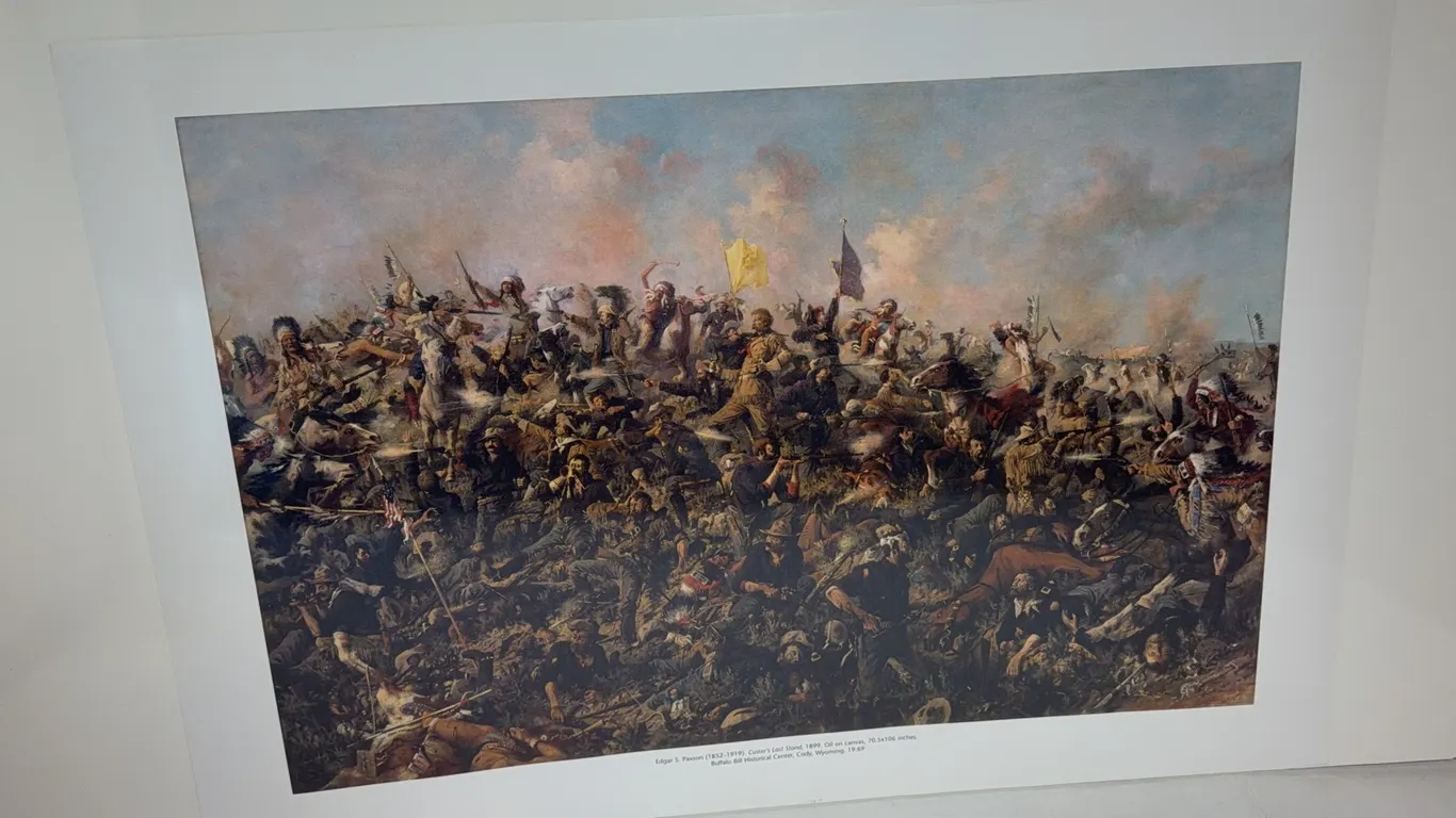 Edgar S. Paxson “Custer’s Last Stand” Museum Reproduction Print