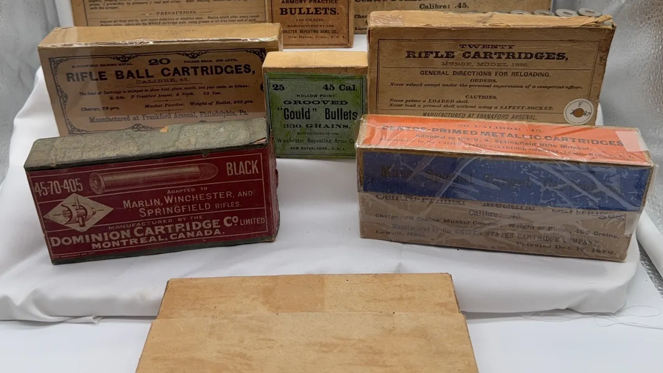 Vintage Cartridges of Ammunition, Winchester, Frankford Arsenal & More