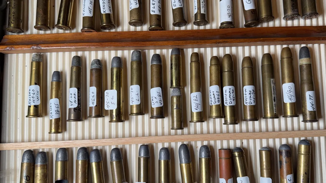 Vintage & Antique Large-Bore Rifle Cartridge Collection, .45-70, .44-77 & More
