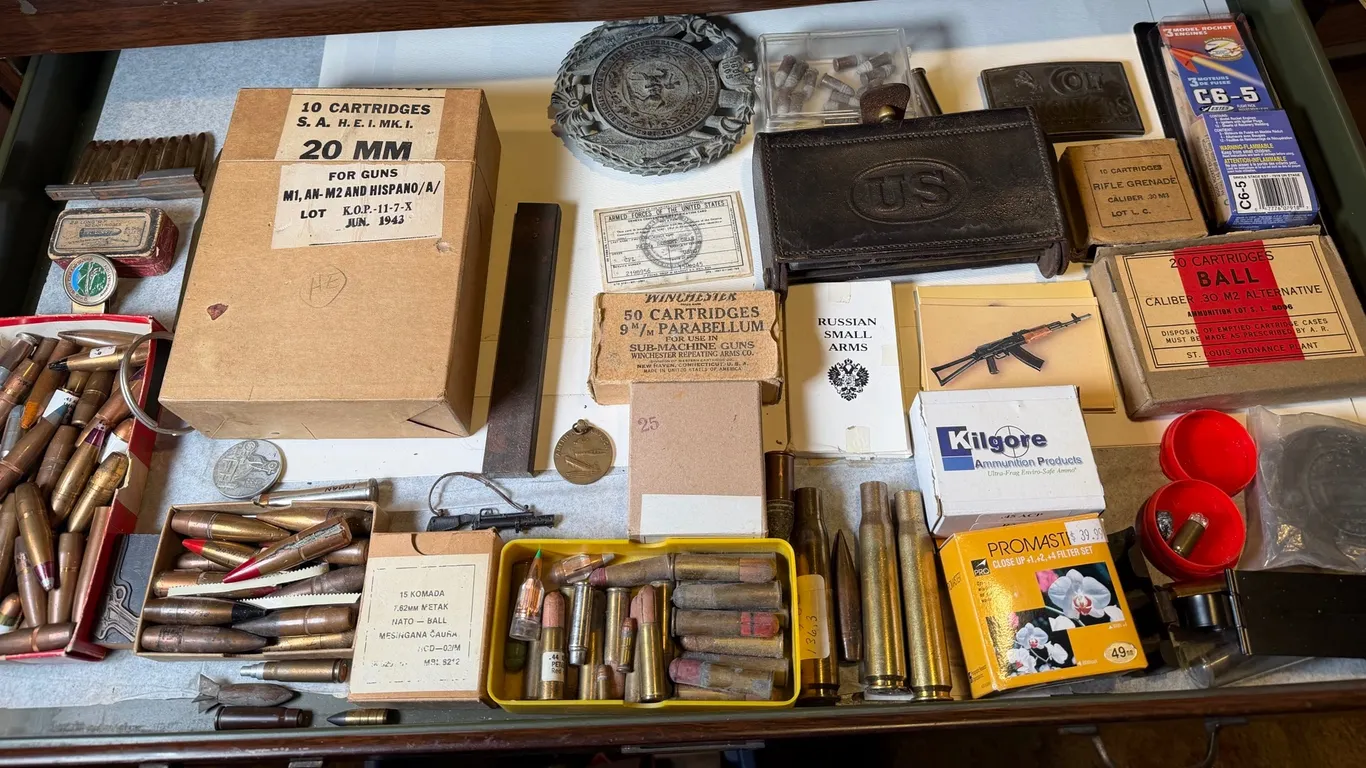 Vintage Military Ammunition, Cartridge Boxes & Ordnance Collectables