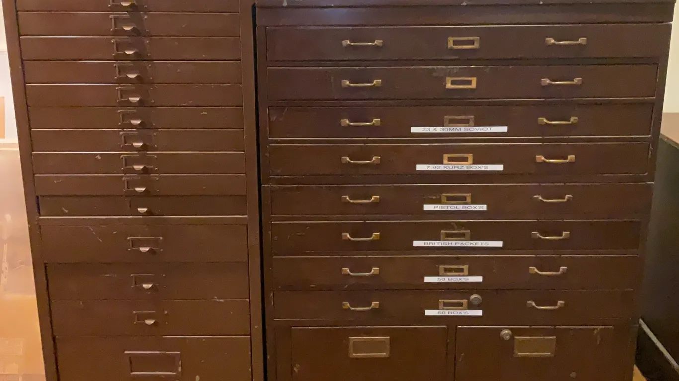Vintage Multi-Drawer Storage Cabinets