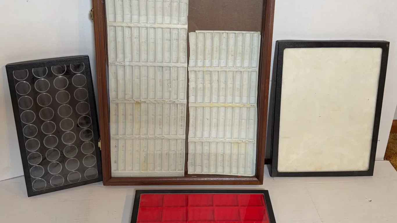 Assortment of Display Cases