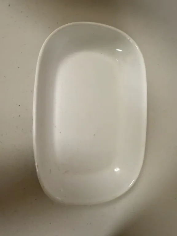 Vintage Pfaltzgraff Delta Airlines White Side Kick Bread Plate Snack Tray Dish 50-500