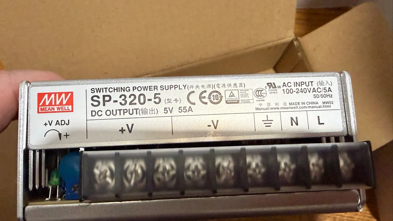 Mean Well MW Switching Power Supply SP-330-5 Unused in Box