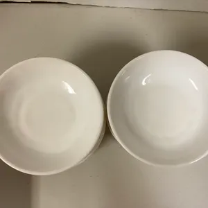 Lot of 6 White Milk Glass Dessert Bowls