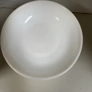 Lot of 6 Vintage White Glass Dessert Bowls Dishes