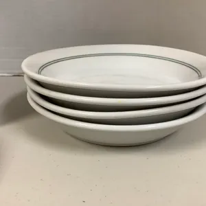 Lot of 4 Fraunfelter Ohio Porcelain China Restaurantware Soup Bowls