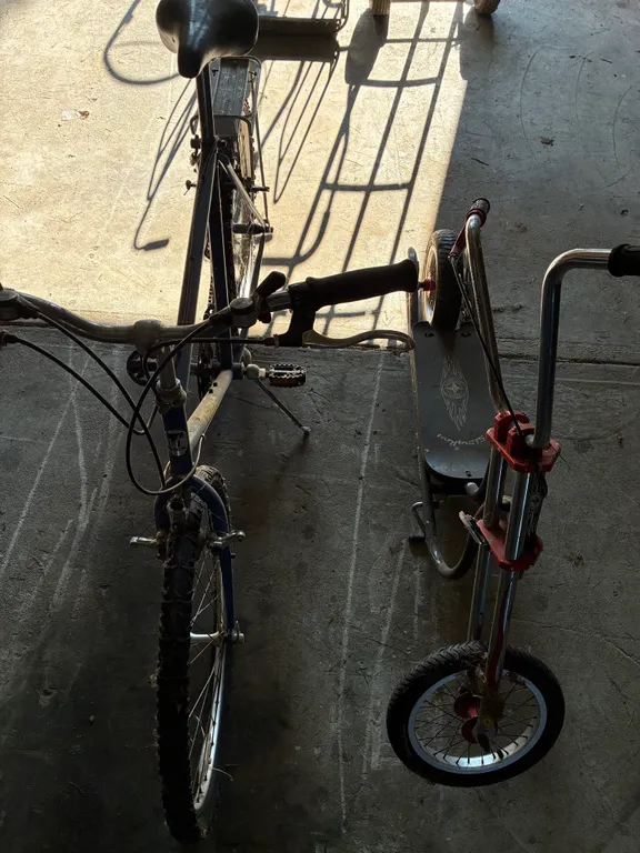 Bicycle And Scooter