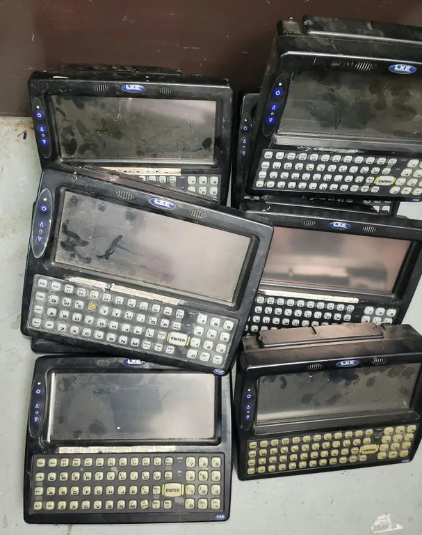 Lot of 6 LXE VX6 Rugged Vehicle-Mount Computer Terminals