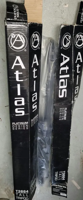 Lot of 4 Atlas Sound T3664 Tall Tripods