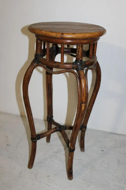 Tropical Rattan Plant Stand