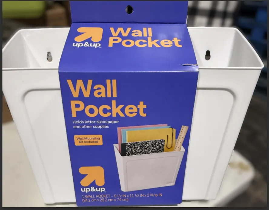 Target up&up brand wall pocket designed for organization NEW