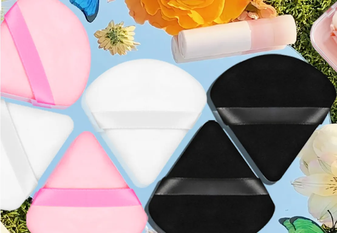 8 Pieces Triangle Powder Puff Makeup Sponges Brand New