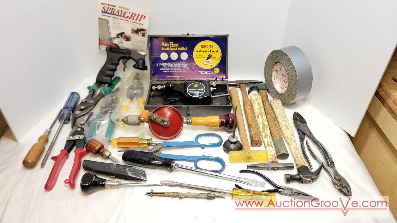 ASSORTMENT of TOOLS. See multiple photos for details. BW