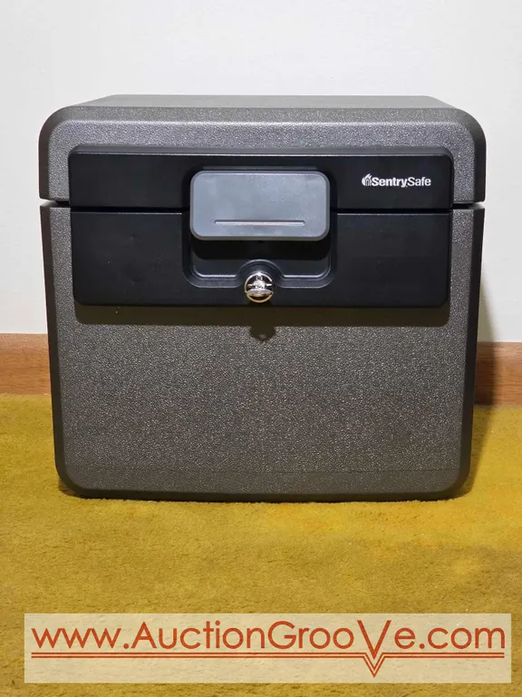 Sentry Safe Model HD4100. Fire Resistant. Has 2 Keys. Inside dimensions 12 x 8 x 11. Outter Dimensions 16 x 14 x 14.5. *you must bring adequate help t
