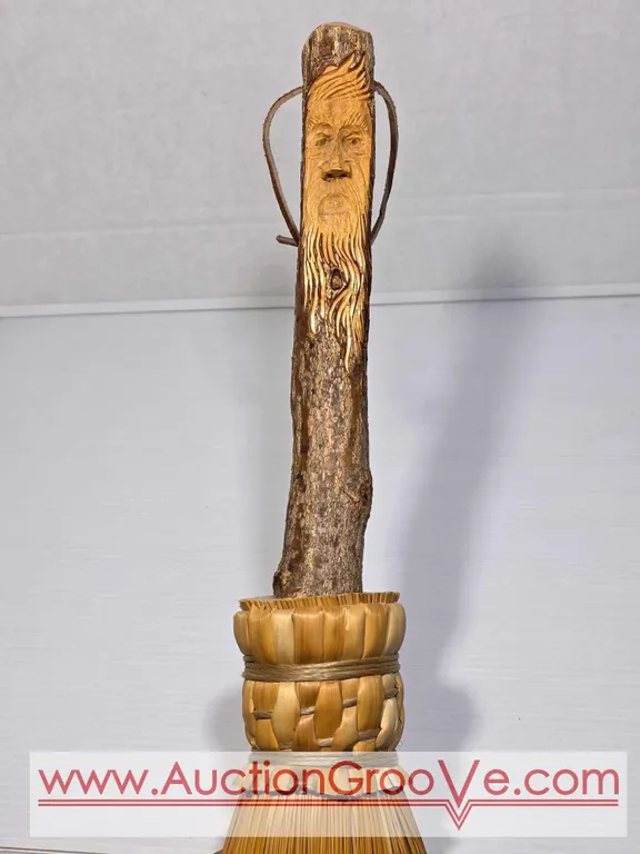 Decorative Broom. 12 x 29. LR