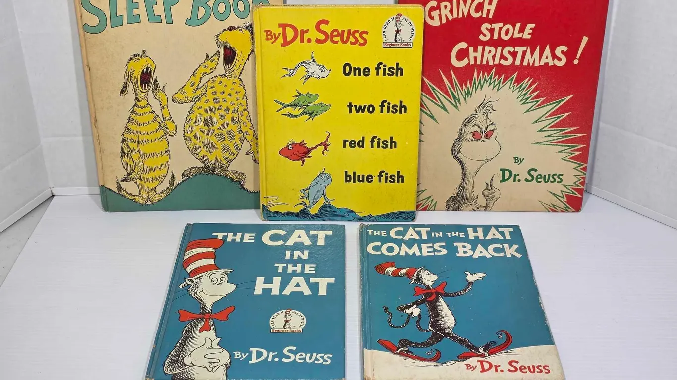 1950's and 60's Dr. Seuss Books. LR