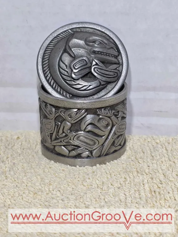 Boma Pewter Trinket Dish. LR