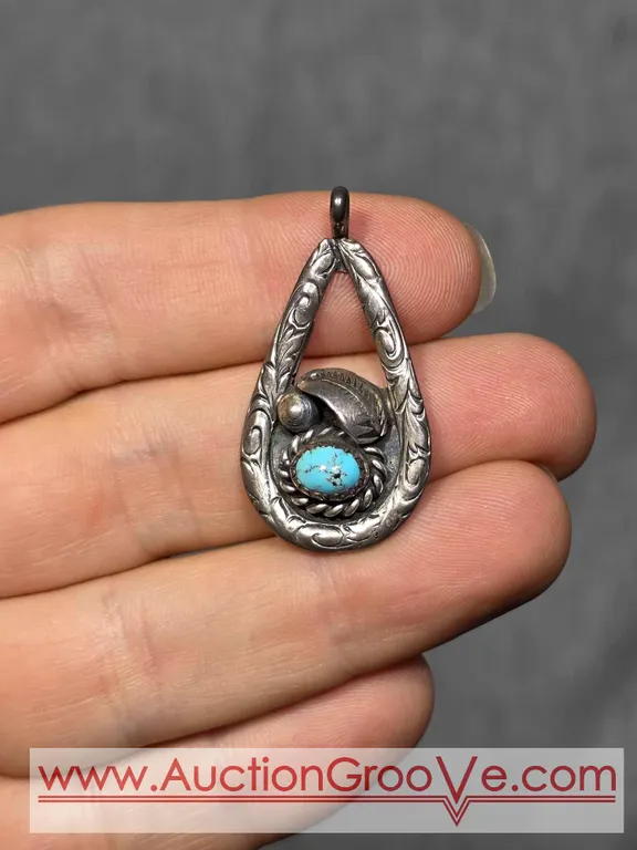 Native American? Pendant. Marked BY. JB