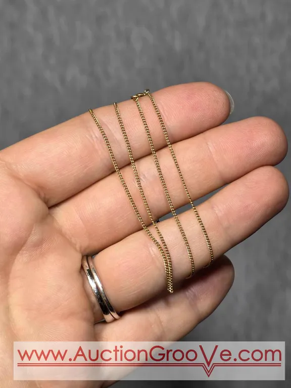 14K Gold 16" Chain. 1.3g. JB