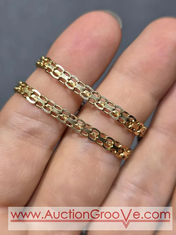 14K Gold 7" Bracelet. 4.6g. JB