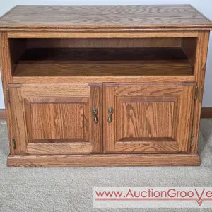 Entertainment Center. 38.5 x 22 x 28.5. *you must bring adequate help to remove and load. Located on main floor. LR