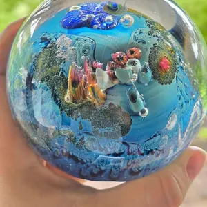 Signed 1998 Josh Simpson MFG Boston 4" Paperweight. LR