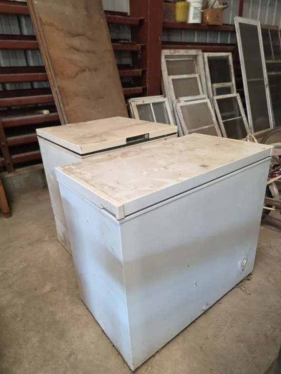 2 deep freezers