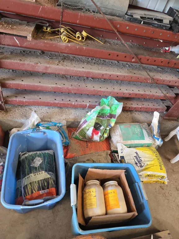 Bulk bags of garden supplies