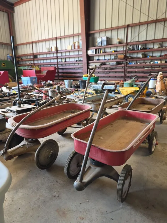 4 Antique wagons