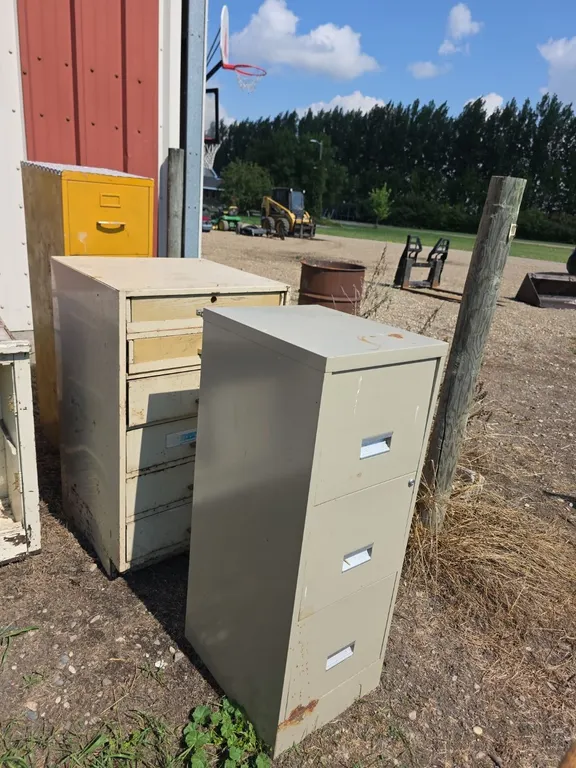 Qty 3 file cabinets