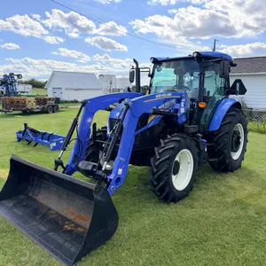 New Holland WorkMaster 105 MFWD compact tractor w/ NH 632TL front loader