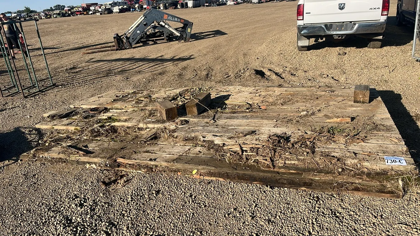 2 - 14' X 7'10 RIG MATS - WELL USED